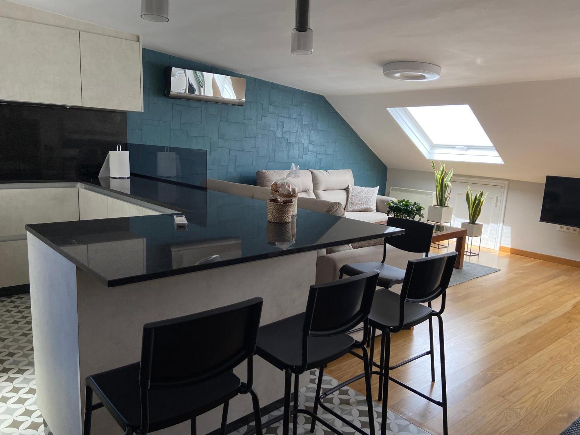 Apartamento Atico 22 - Centrico, Aire Acondicionado Y Parking Vilagarcía de Arousa Exterior foto
